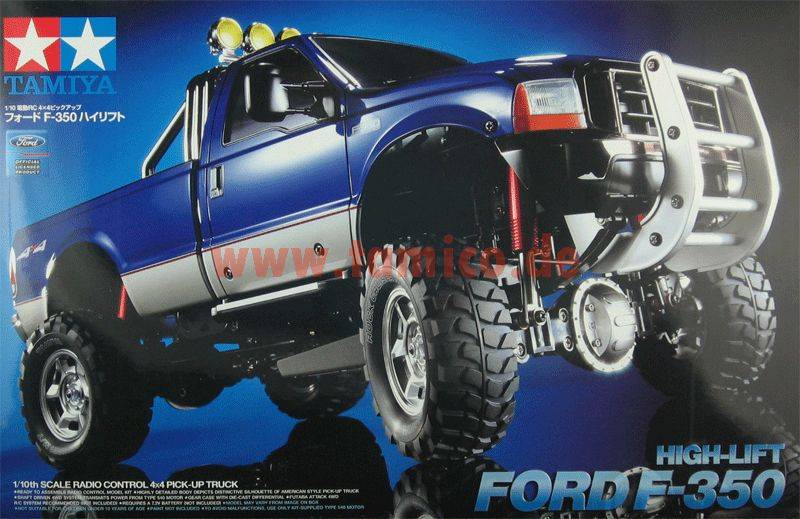 Tamiya ford f350 high-lift manual #8