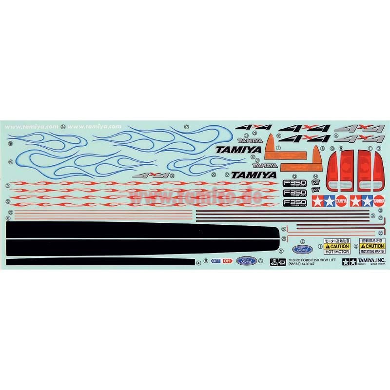 Tamiya ford f-350 high-lift kit #4