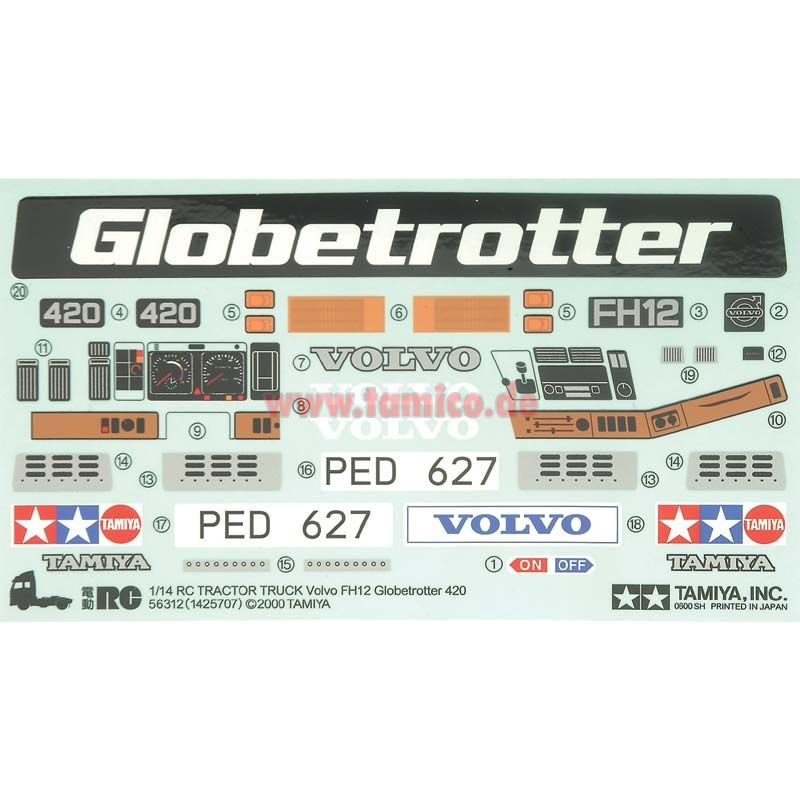 Lkw Aufkleber Volvo tamiya aufkleber truck volvo fh12 globetrotter 9495346 Lkw Aufkleber Volvo tamiya aufkleber truck volvo fh12 globetrotter 9495346
