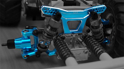 Protection Moteur En Alliage D'Aluminium Pour RC Tamiya WR02/GF01/G601 - Pièce De Rechange Neuve