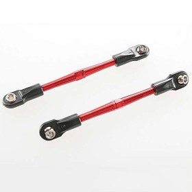 Traxxas 3139X Turnbuckles, aluminum (red-anodized), toe...