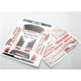 Traxxas 3613R Decal sheets, Stampede VXL