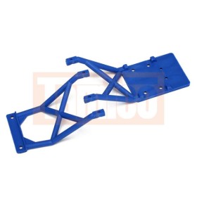 Skid plates, front & rear (blue)