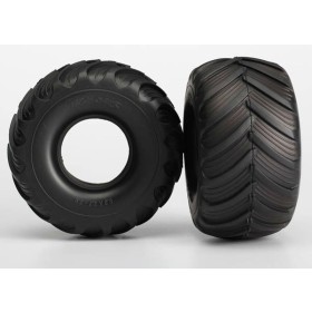 Traxxas 3667 Tires, Terra Groove (dual profile 5.3x2.7-...