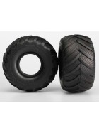 Traxxas 3667 Tires, Terra Groove (dual profile 5.3x2.7- 2.0) (2)/ foam inserts (2)