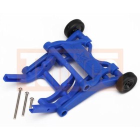 Traxxas 3678X Wheelie bar, assembled (blue) (fits Slash,...