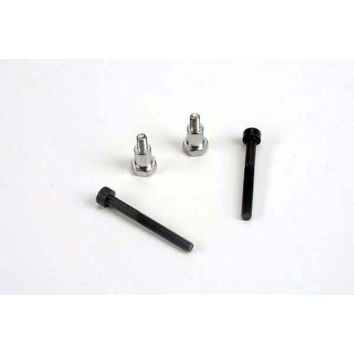 Traxxas 3742 Shoulder screws, steering bellcranks (3x30mm cap-head machine) (2)/ draglink shoulder screws (chrome) (2)