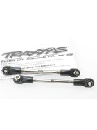 Traxxas 3745 Turnbuckles, toe link, 59mm (78mm center to center) (2) (assembled with rod ends and hollow balls)