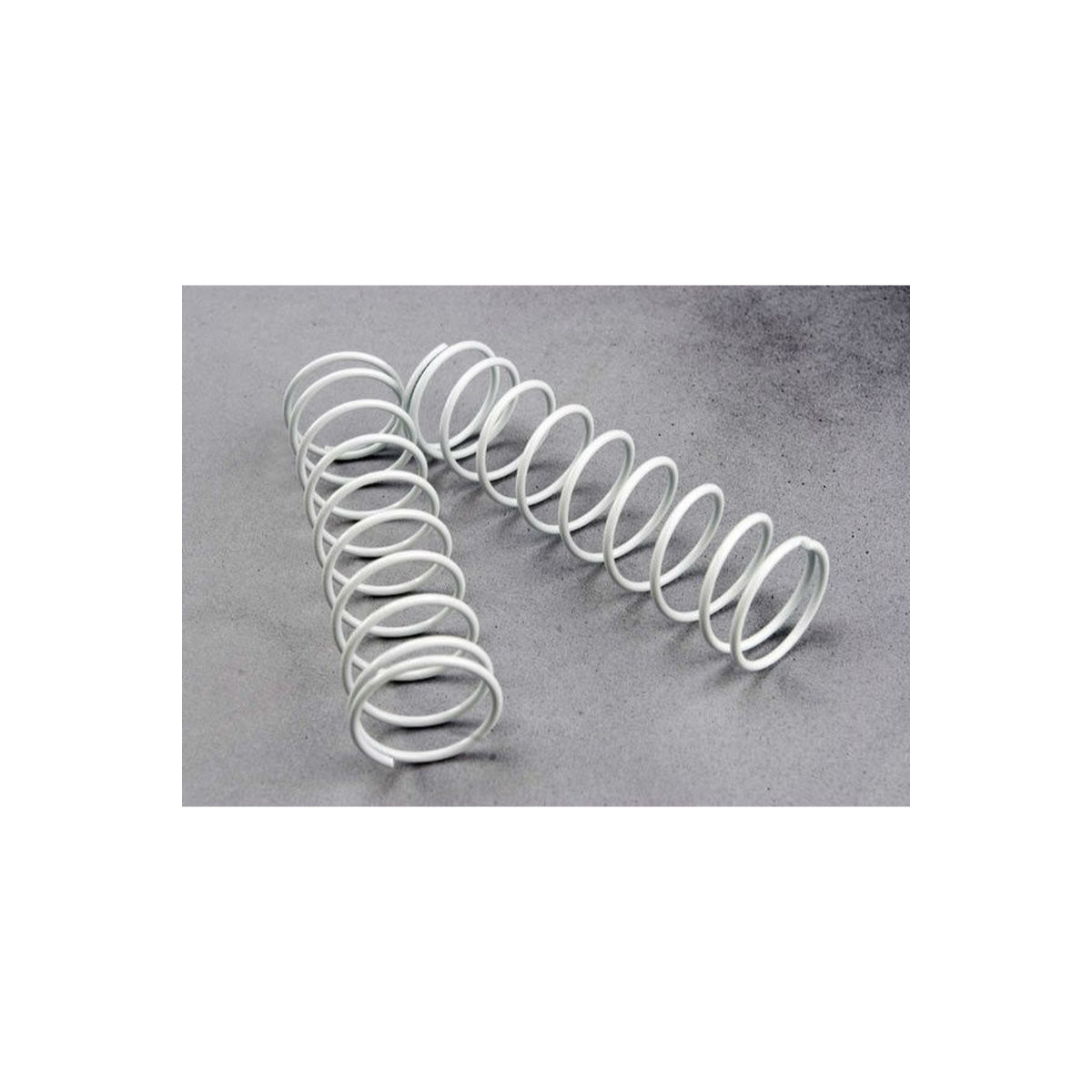 Traxxas 3757X White Rear Springs - 2-Pack, 3.19" Length, For Traxxas RC Vehicle Upgrades/Replacement
