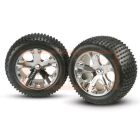 Traxxas 3770 Tires & wheels, assembled, glued (2.8)...