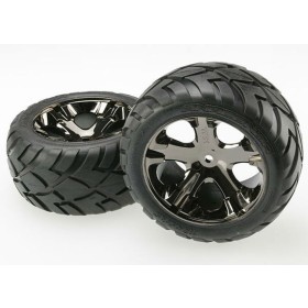 Tires & wheels, assembled, glued (All Star black...