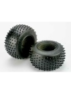 Tires, Pro-Trax spiked 2.2 (soft-compound)(rear) (2)/ foam inserts (2)