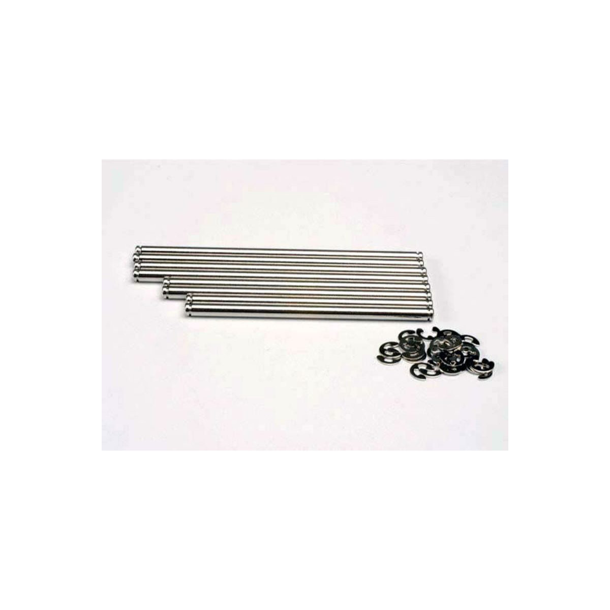 Traxxas 4939X Suspension pin set, stainless steel (w/...