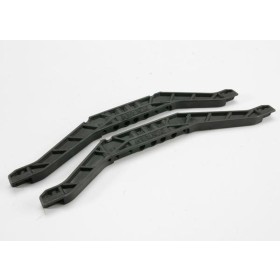 Traxxas 4963 Chassis braces, lower (black) (for long...