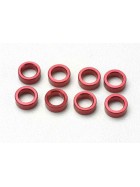 Traxxas 5133 Spacer, pushrod (aluminum, red) (use with 5318 or 5318X pushrod and 5358 progressive 2 rockers) (8)