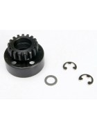 Traxxas 5217 Clutch bell (17-tooth)/5x8x0.5mm fiber washer (2)/ 5mm e-clip (requires 5x11x4mm ball bearings part #4611) (1.0 metric pitch)