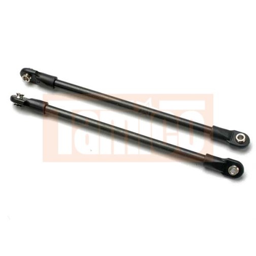 Traxxas 5319 Push rod (steel) (assembled with rod ends) (2) (black) (use with #5359 progressive 3 rockers)