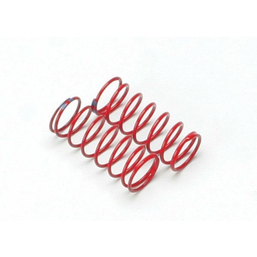Traxxas 5434A Spring, shock (red) (GTR) (1.6 rate double blue stripe) (1 pair)