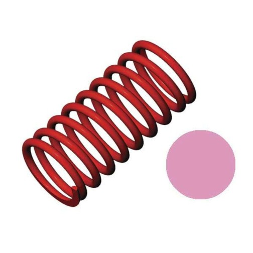 Traxxas 5443 Spring, shock red (GTR) (5.4 rate pink) (1 pair)