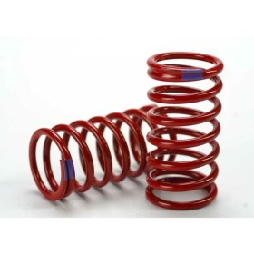 Traxxas 5445 Spring, shock (red) (GTR) (6.4 rate purple)...