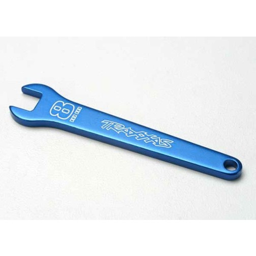 Traxxas 5478 Flat wrench, 8mm (blue-anodized aluminum)