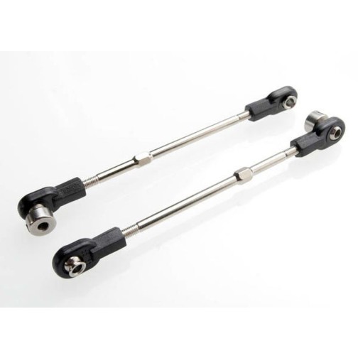 Traxxas 5495 Linkage, front sway bar (Revo/Slayer) (3x70mm turnbuckle) (2) (assembled with rod ends, hollow balls and ball stud)