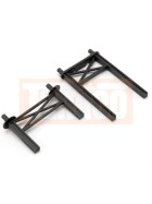 Traxxas 5616 Body mount posts, front & rear (tall, for Summit)