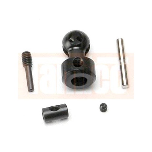 Traxxas 5653 Differential CV output drive (machined steel) (1)/ screw pin (with threadlock) (1)/ cross pin (1)/ drive pin (1)