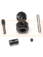 Traxxas 5653 Differential CV output drive (machined steel) (1)/ screw pin (with threadlock) (1)/ cross pin (1)/ drive pin (1)