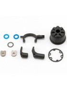 Traxxas 5681 Carrier, differential (heavy duty)/ differential fork/ linkage arms (front & rear)/x-ring gaskets (2)/ ring gear gasket/ bushings (2)/ 6.5x10x0.5 TW