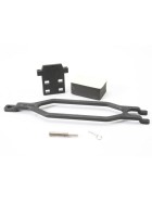 Traxxas 5827X Hold down, battery/ hold down retainer/ battery post/ foam spacer/ angled body clip (allows for installation of taller, multi-cell batteries)