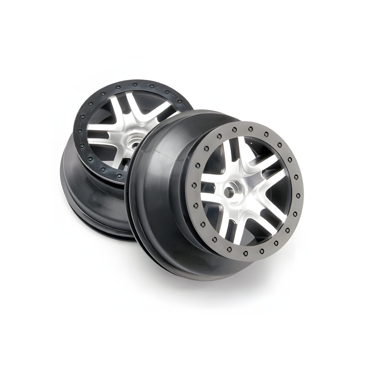 Traxxas 5876 Speichen-Felge SCT satin/chrom 2.2 (2) 2WD...