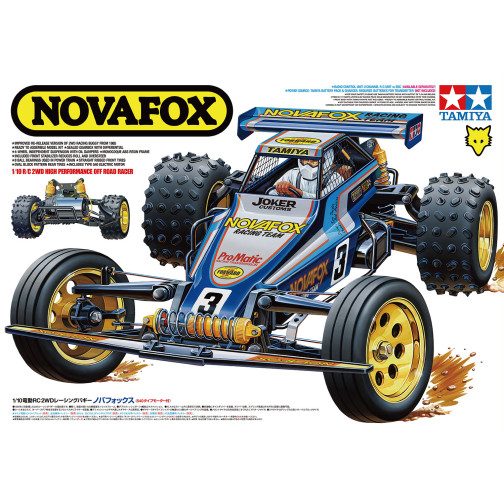 TAMIYA NOVAFOX 1/10 RCカー　※受信機、箱は附属しません。 TAMIYA NOVAFOX 1/10 RCカー ※受信機、箱は附属しません