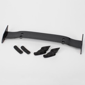 Traxxas 6414G Wing (exocarbon)/ wing mounts (2)/ washers (2)