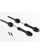 Traxxas 6852R Driveshafts, rear, steel-spline constant-velocity (complete assembly) (2)