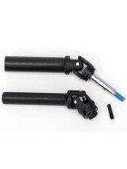 Traxxas 6852X Driveshaft assembly, rear, heavy duty (1) (left or right) (fully assembled, ready to install)/ screw pin (1)