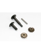 Traxxas 6883 Gear set, center differential (output gears (2)/ spider gears (2)/ spider gear shaft)