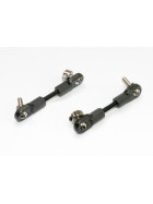 Traxxas 6895 Linkage, front sway bar (2) (assembled with rod ends, hollow balls and ball studs)