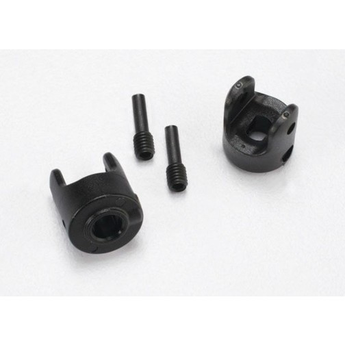 Traxxas 7057 Yokes, differential and transmission (2)/ 3x10mm screw pin (2)