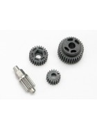 Traxxas 7093 Gear set, transmission (includes 18T, 25T input gears, 13T idler gear (steel), 35T output gear, M3x13.75 screw pin)