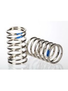 Traxxas 7245A Spring, shock (nickel finish) (GTR) (2.925 rate, blue) (1 pair)
