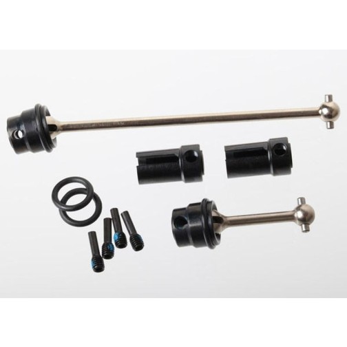 Traxxas 7250R Driveshafts, center (steel constant-velocity) front (1), rear (1) (fully assembled)