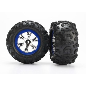 Traxxas 7274 Tires and wheels, assembled, glued (Geode...