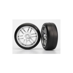 Traxxas 7376A Tires and wheels, assembled, glued (Rally...