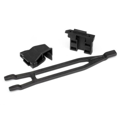 Traxxas 7426X Battery hold-downs, tall (2) (allows for installation of taller, multi-cell batteries)