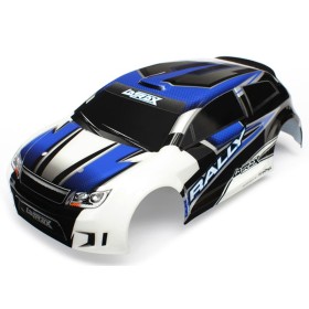 Traxxas 7514 Body, LaTrax 1/18 Rally, blue (painted)/ decals