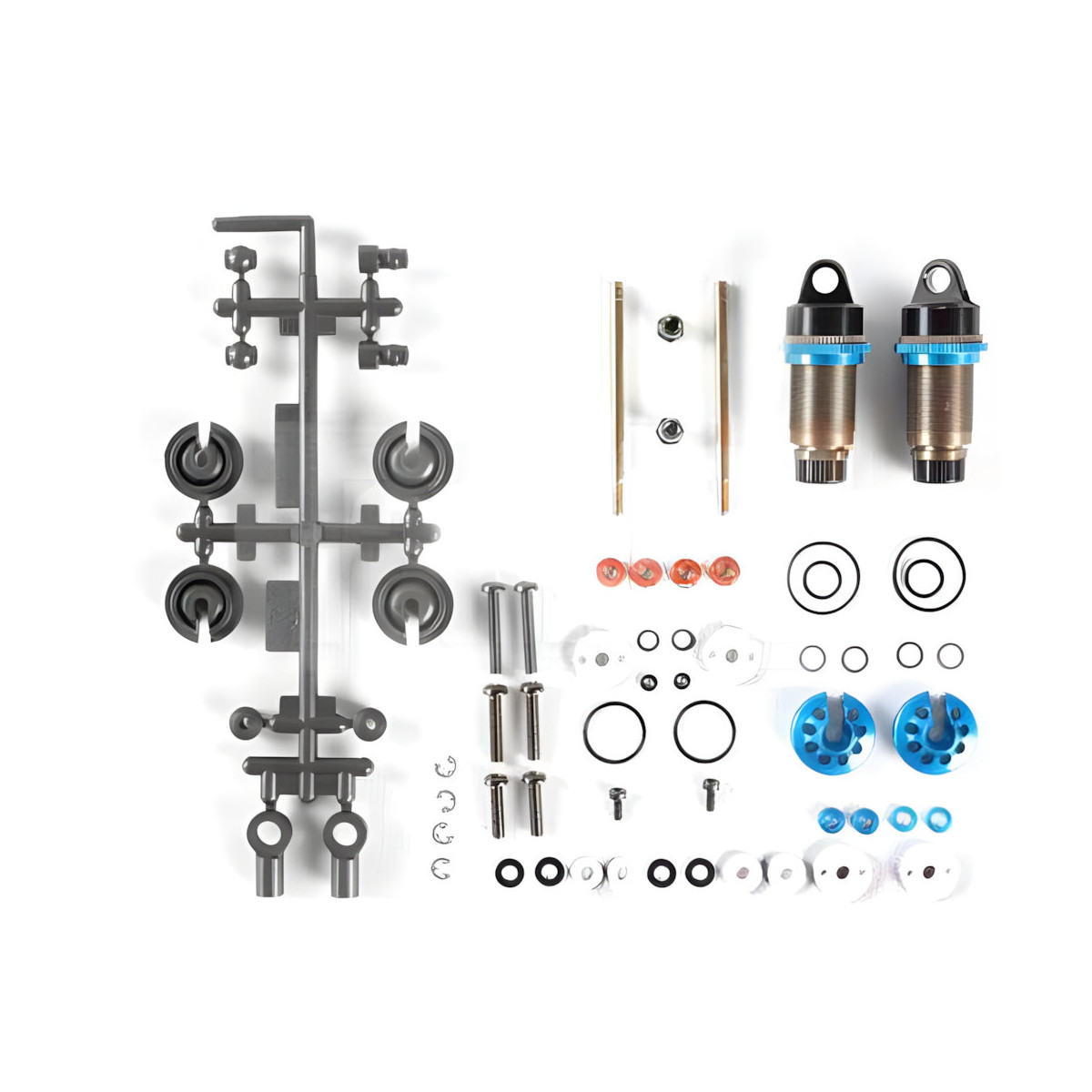 Tamiya BigBore Aeration Dämpfer-Satz vorne (2 Stk.)...