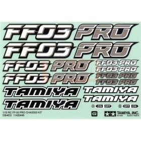 Tamiya FF-03 Pro Chassis Aufkleber #11420449