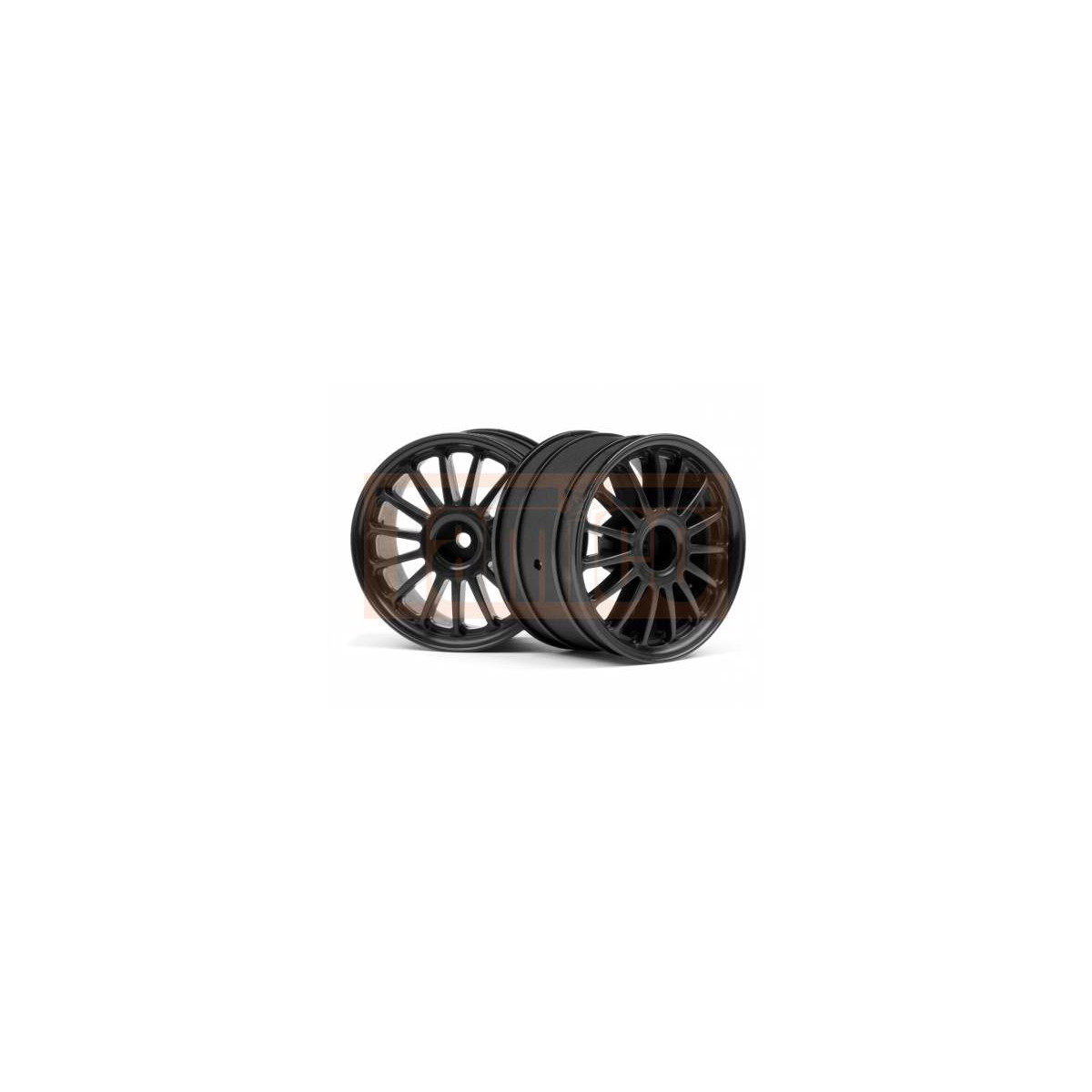 HPI 107972 Asphalt Felge schwarz 57x35mm (2) WR8
