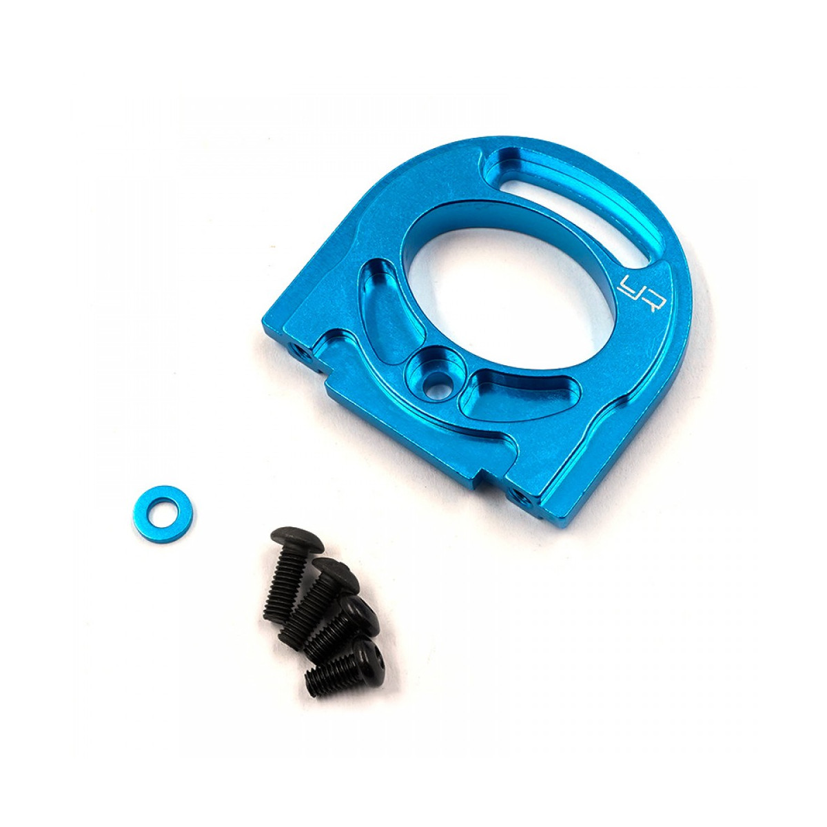 Yeah Racing Alu Motorhalter (blau) für Tamiya TT-02...